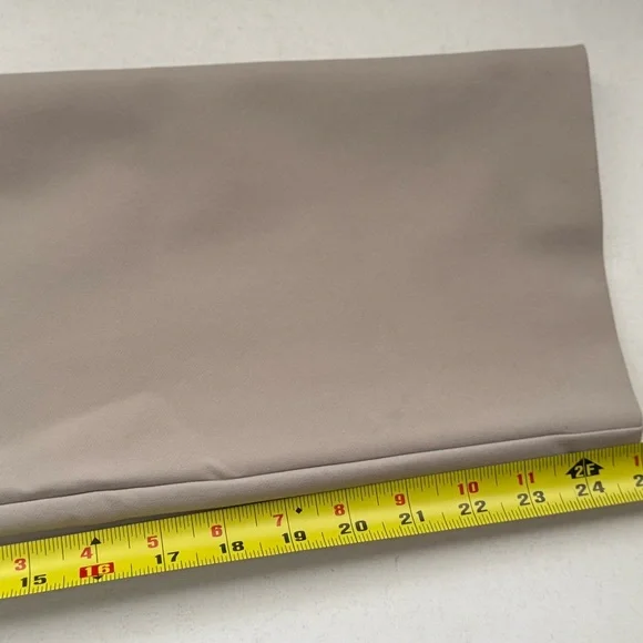 EUC‎ Rachel Zoe Mid Rise Straight Leg Beige Pants Size 4 - Picture 14 of 15